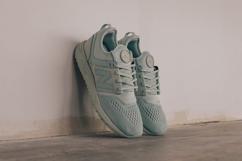 New balance 247 cream trainers best sale