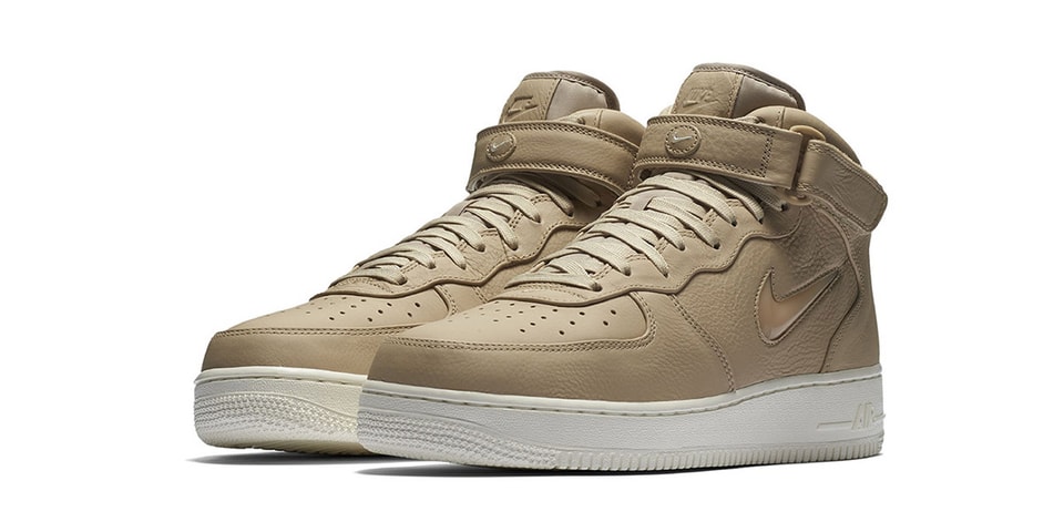 tan mid air force 1