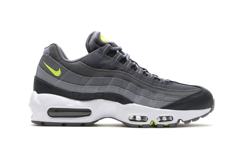 Air max 95 grey and hot sale neon green