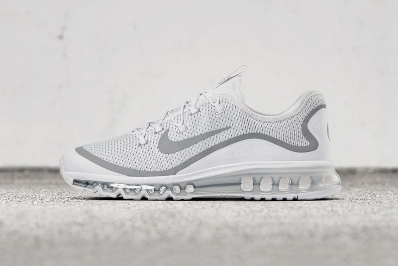 Nike air max more metallic sales silver