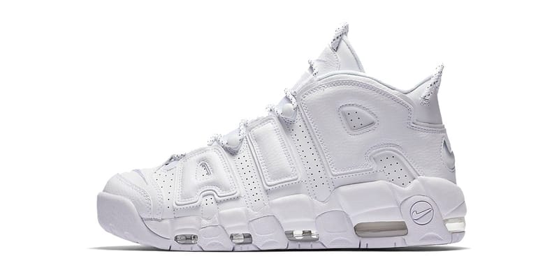 Nike uptempo 96 triple 2025 white