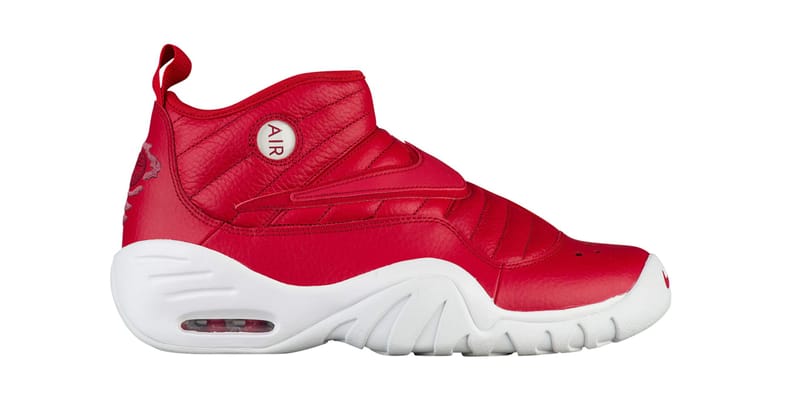 Nike air shake ndestrukt white and red best sale