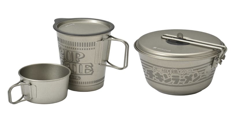 Snow Peak x NISSIN Titanium Cup Noodle Bowls | Hypebeast