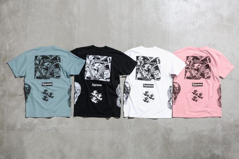 Supreme x mc escher tee on sale