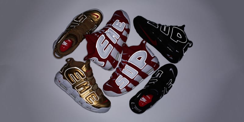 Nike uptempo deals x supreme