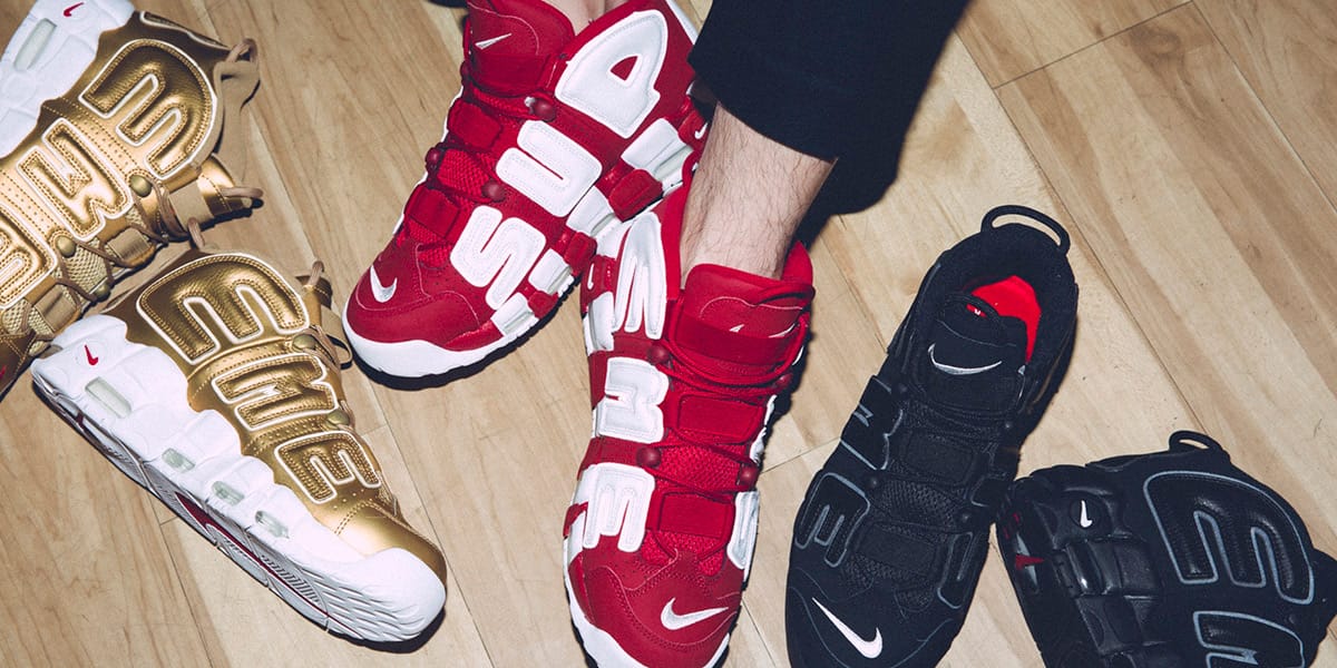 Supreme Nike Air More Uptempo Closer Look | HYPEBEAST