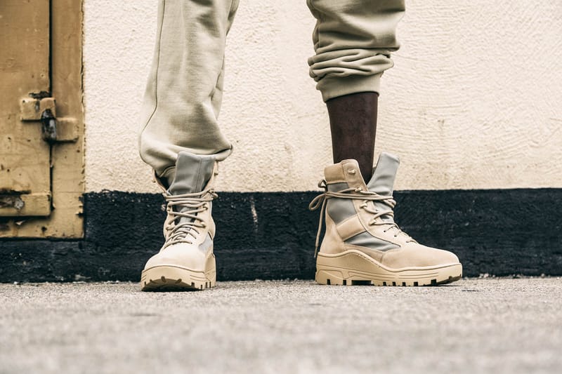 Yeezy season 4 on sale combat boots sand