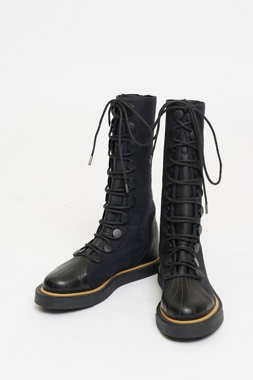 Yohji Yamamoto x adidas 80s Punk Long Boots | Hypebeast