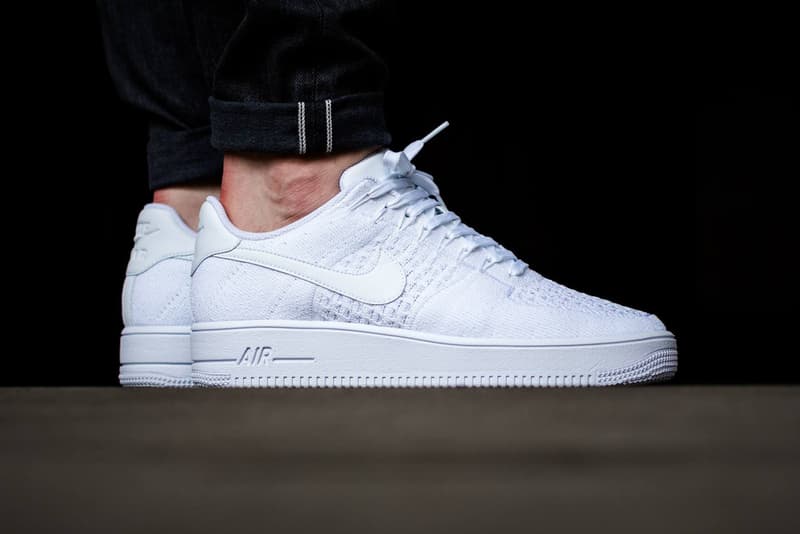 air force 1 flyknit white mens