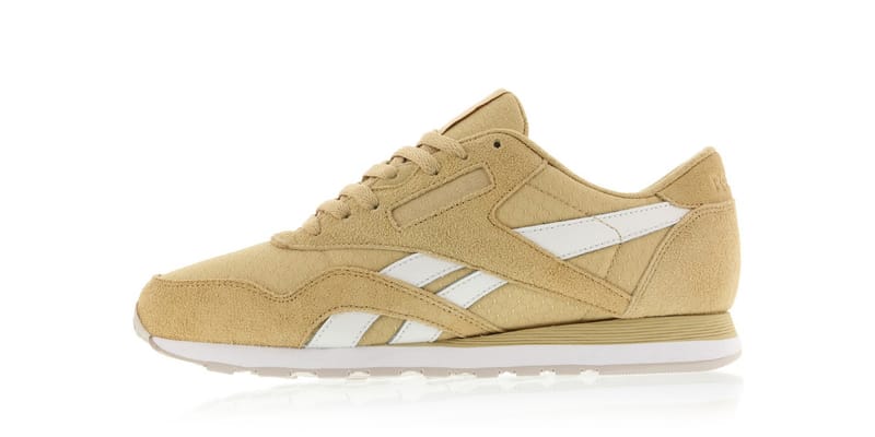 Reebok classic nylon sales enfant beige