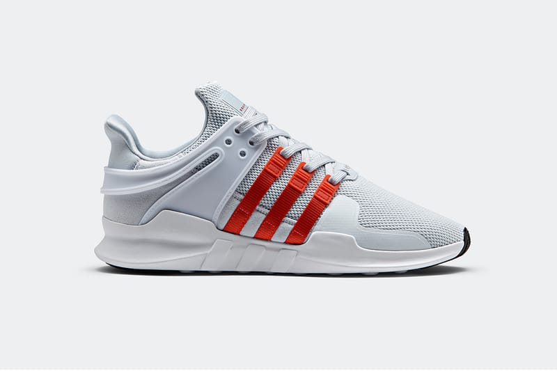 Adidas eqt white and on sale orange