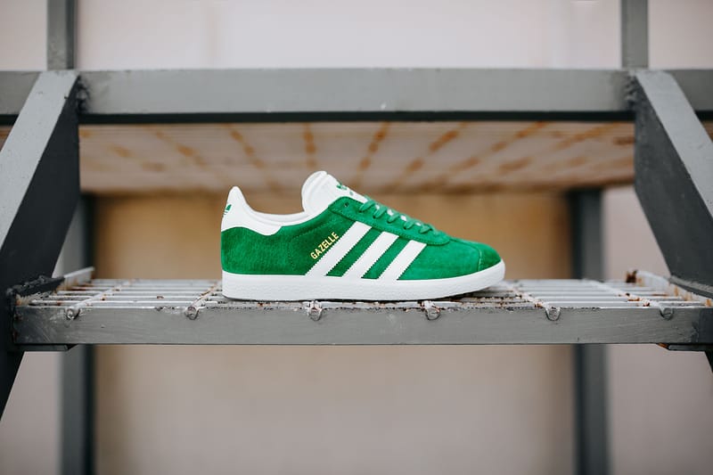 Green cheap adidas suede