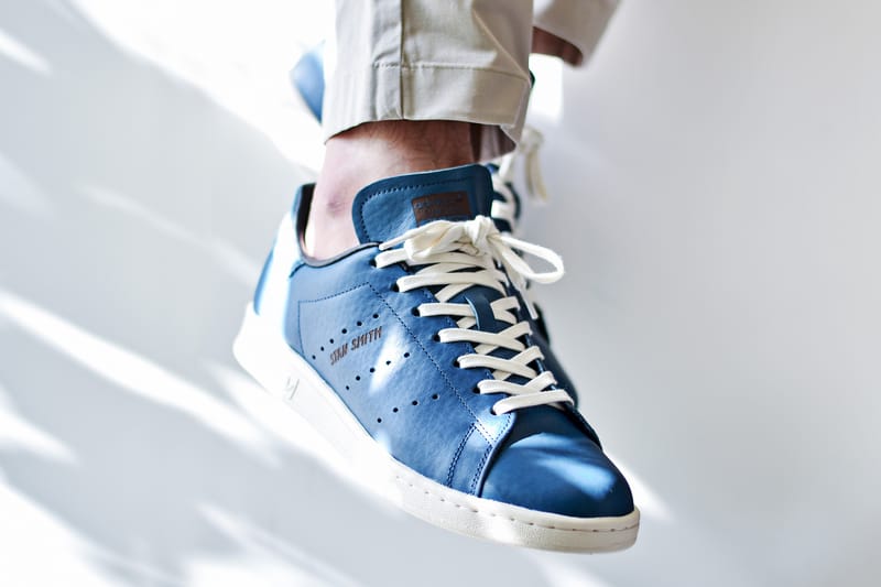 Adidas stan shop smith horween leather