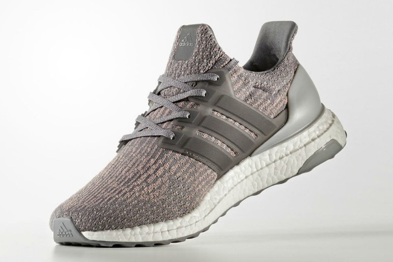 Adidas ultra boost store grey and pink