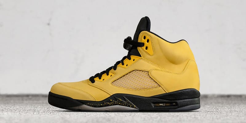 Jordan 5 2025 yellow and black