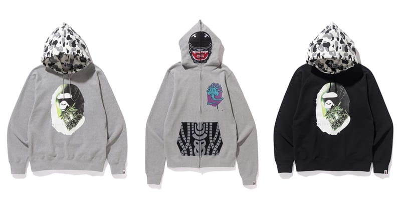 Bape alien sale poster hoodie