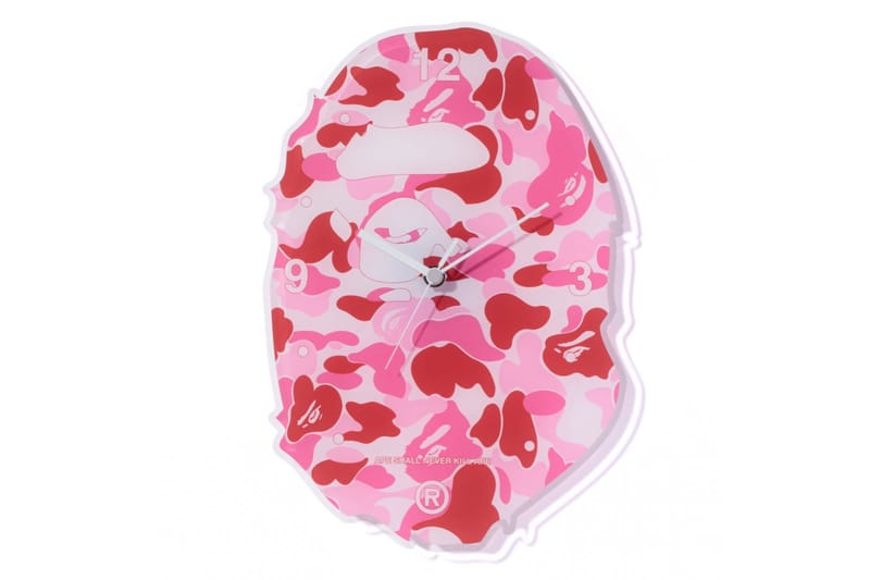 BAPE Unveils Glow-In-The-Dark Camo Wall Clocks | Hypebeast