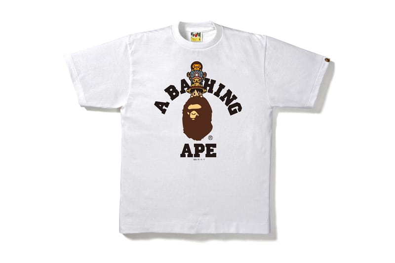 A BATHING buy APE BAPE AAPE x ONE PIECE Collabo TEE Size S White Super Rare