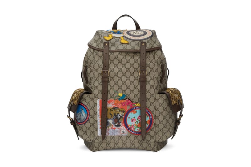 Gucci GG Supreme Donald Duck Backpack | Hypebeast