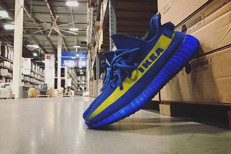 Yeezy Boost 350 V2 IKEA Customs by Mache | Hypebeast