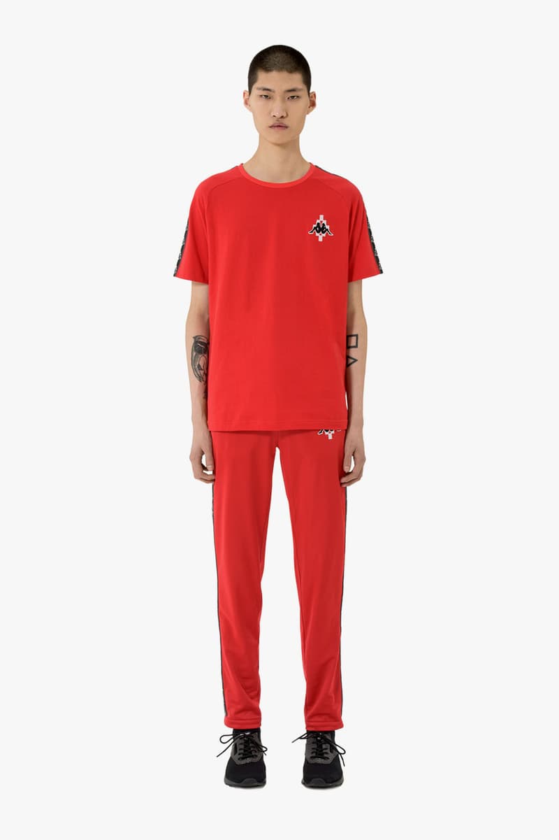 marcelo burlon x kappa track pants