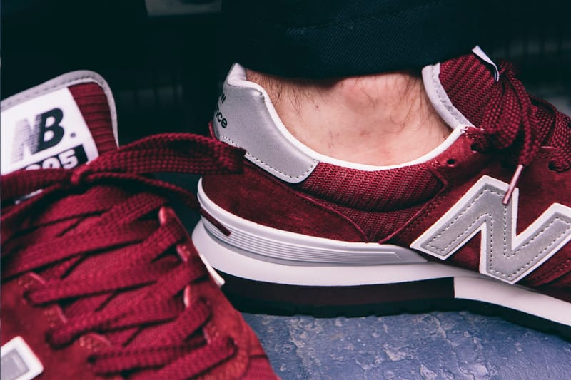 New Balance M995 Made in the USA Burgundy | Hypebeast