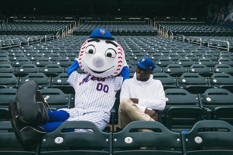 Mr met store baseball cap