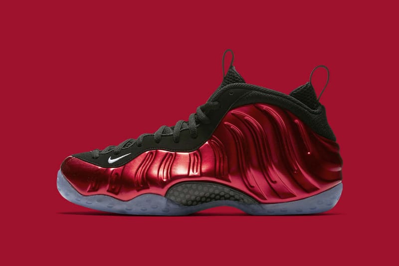 Nike air shop foamposite red