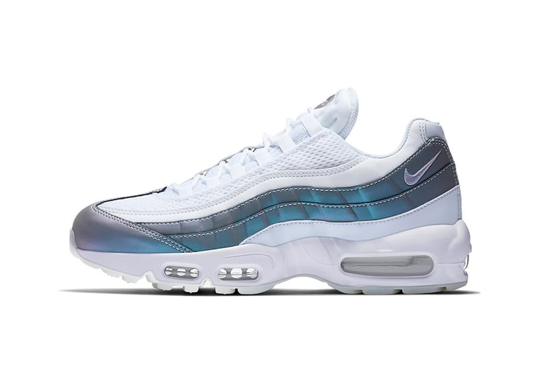 White iridescent nike hot sale air max