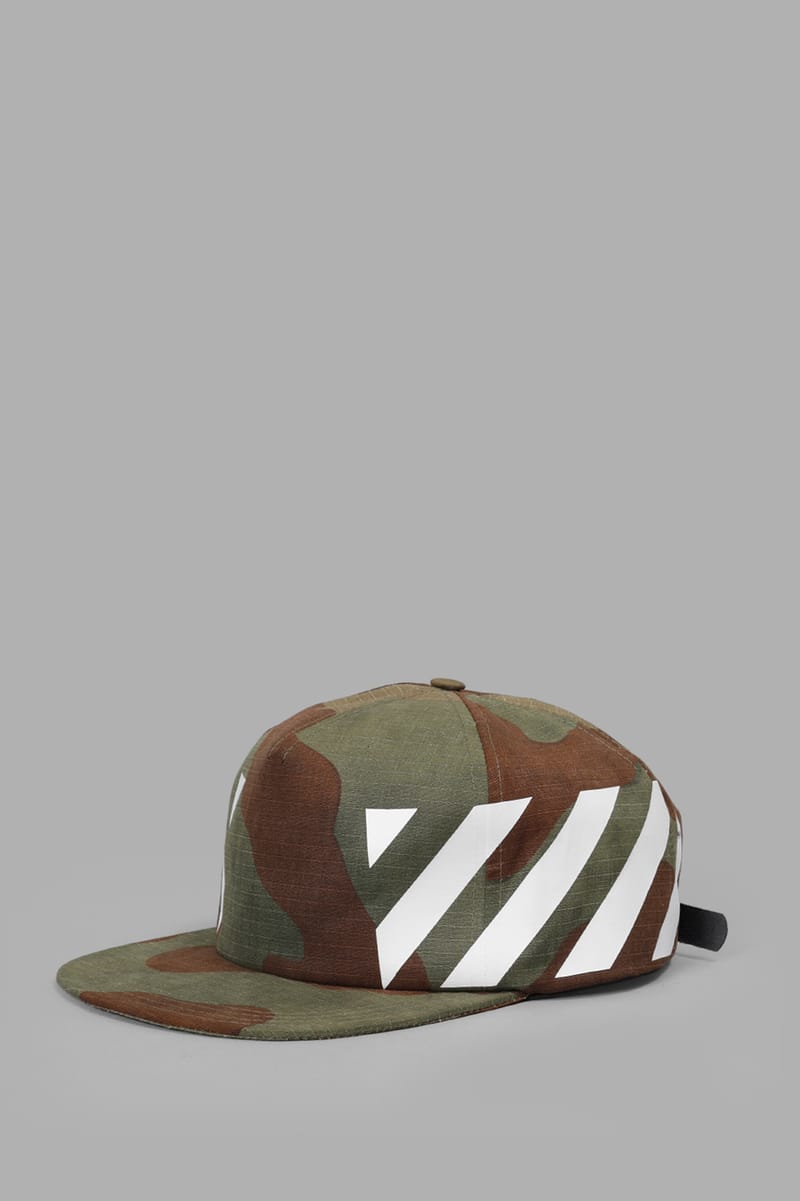 Off white best sale camo hat