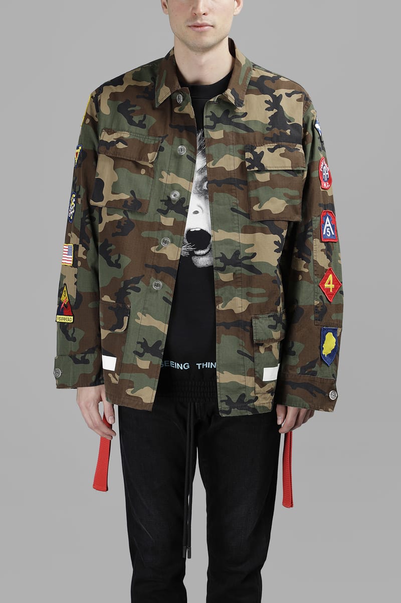 Off white virgil clearance abloh camo jacket