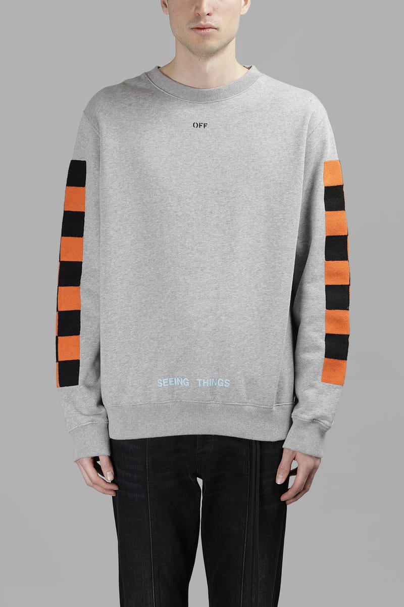 Off white long outlet sleeve seeing things