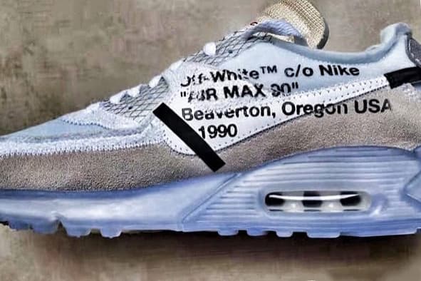 air max 90 off white ice