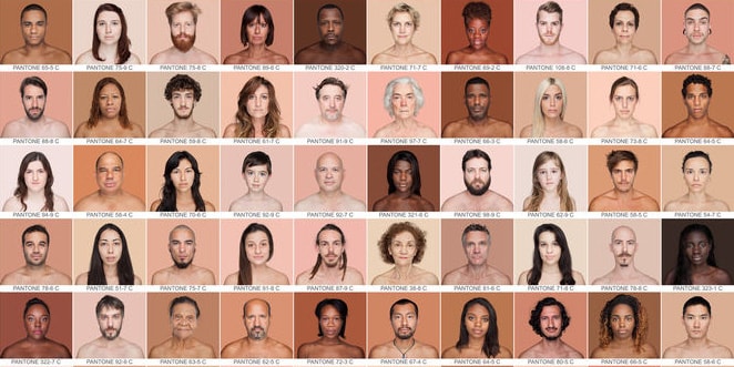 Проект Human Pantone демонстрирует прекрасное разнообразие человеческой расы