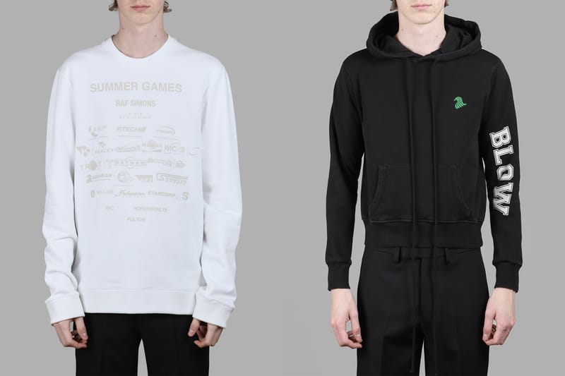 Raf simons thank hot sale you hoodie