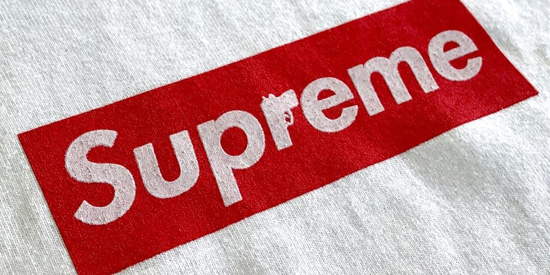 Supreme box sales logo 1999