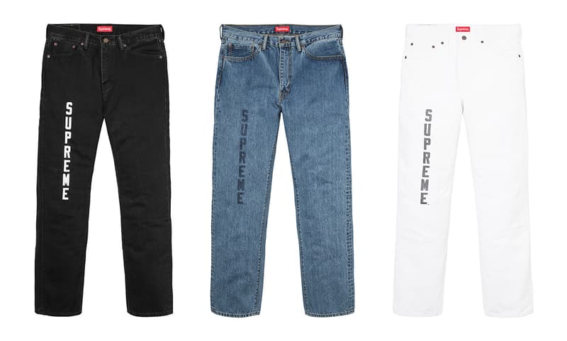 supreme levis jeans