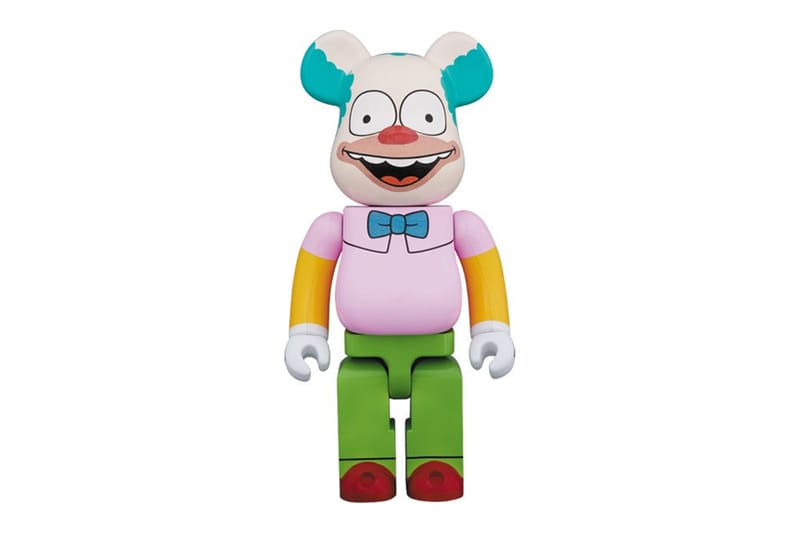 Krusty the Clown From 'The Simpsons' BE@RBRICK | Hypebeast