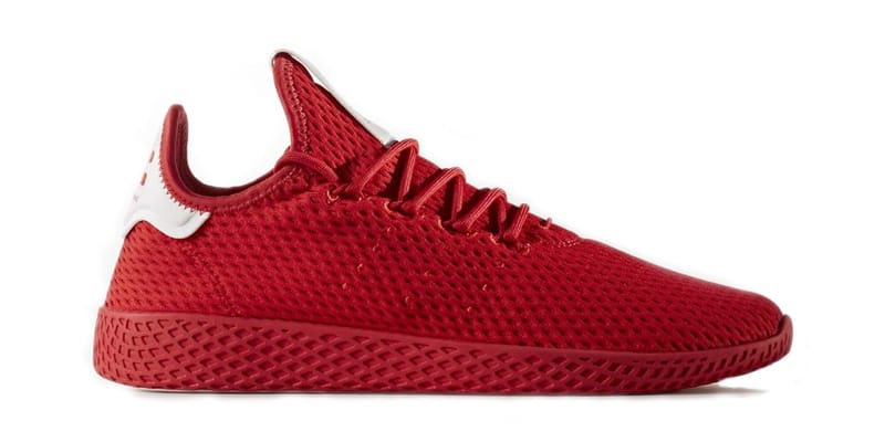 All red pharrell adidas online