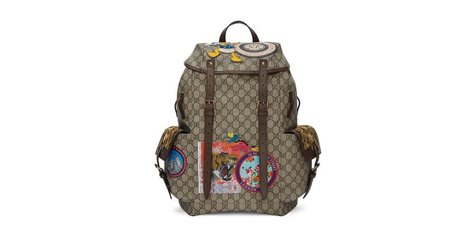 gucci disney backpack donald duck