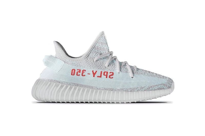 Grey and red yeezys best sale