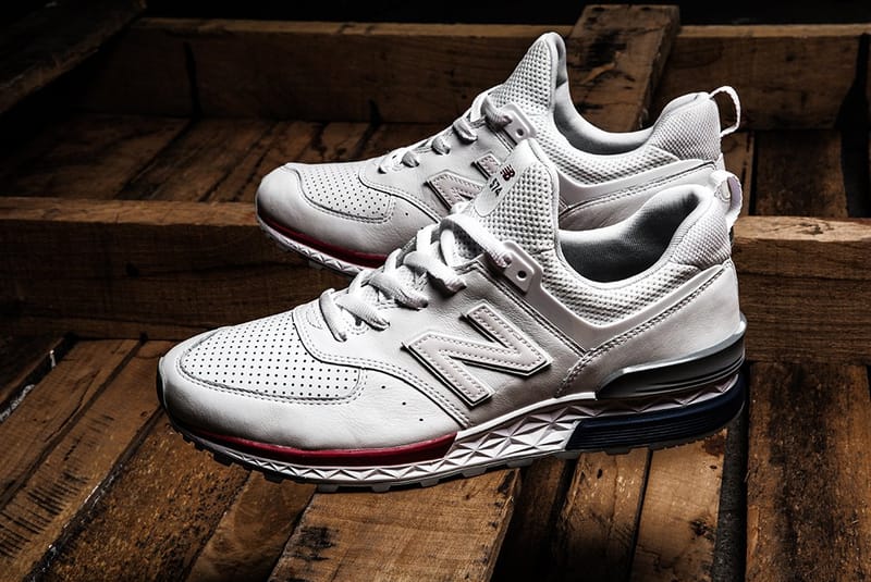 New balance 574s on sale white