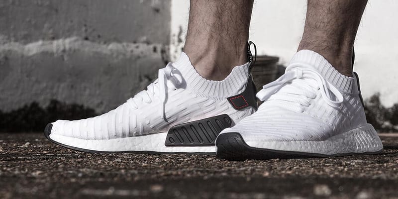 Nmd r2 men's white best sale