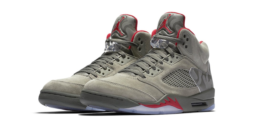 Air Jordan 5 Military-Inspired Camo Silhouette | Hypebeast