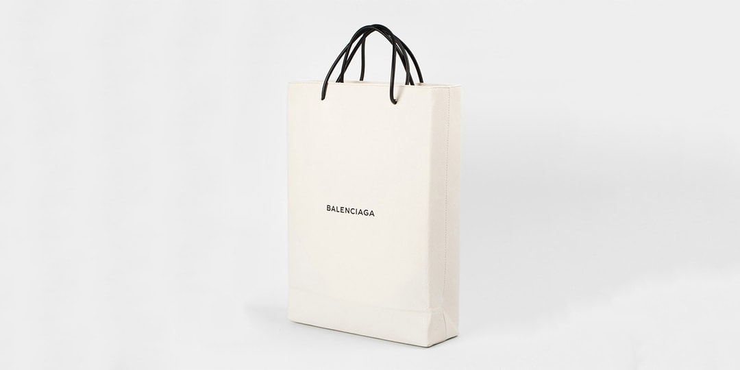 Balenciaga's $1,100 USD Shopping Bag | Hypebeast