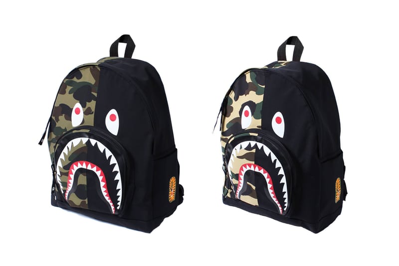 BAPE 1ST CAMO Shark Day Pack Releasing | Hypebeast