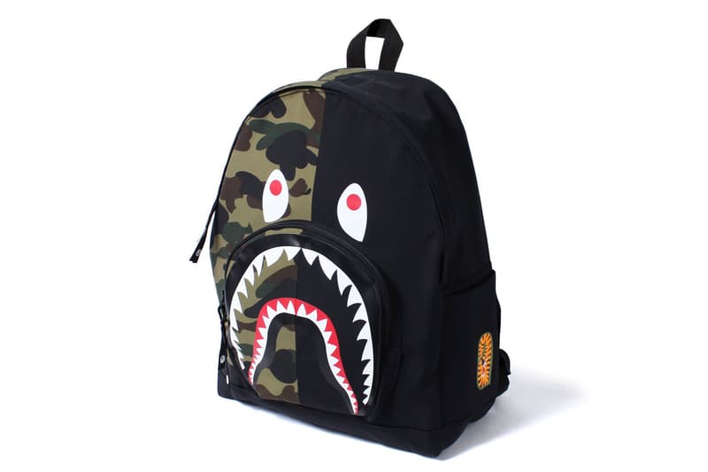 BAPE 1ST CAMO Shark Day Pack Releasing HYPEBEAST