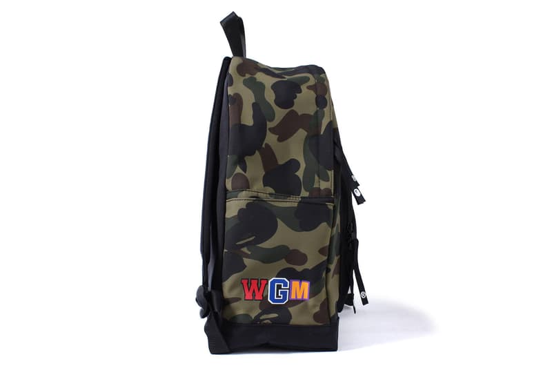 bape 1st camo shark day pack