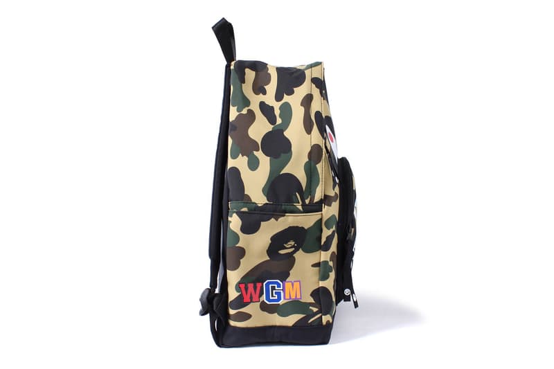 bape 1st camo shark day pack