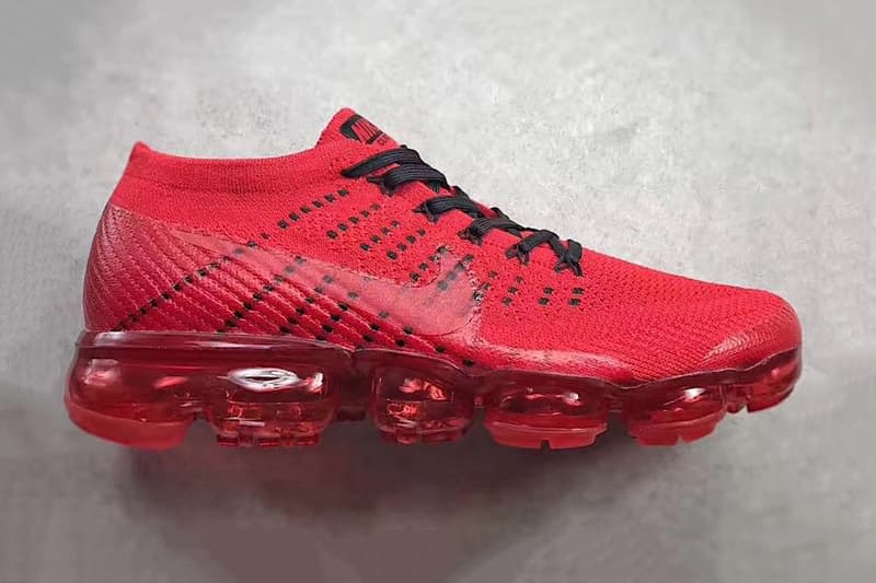 vapormax neon red